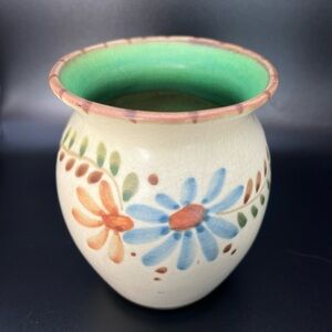 Weller Vintage 1930’s Bonito Floral Pattern Art Pottery Vase - signed